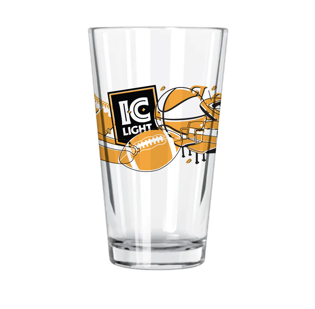 Iron City Color Pint Glass | Pittsburgh Brewing Company