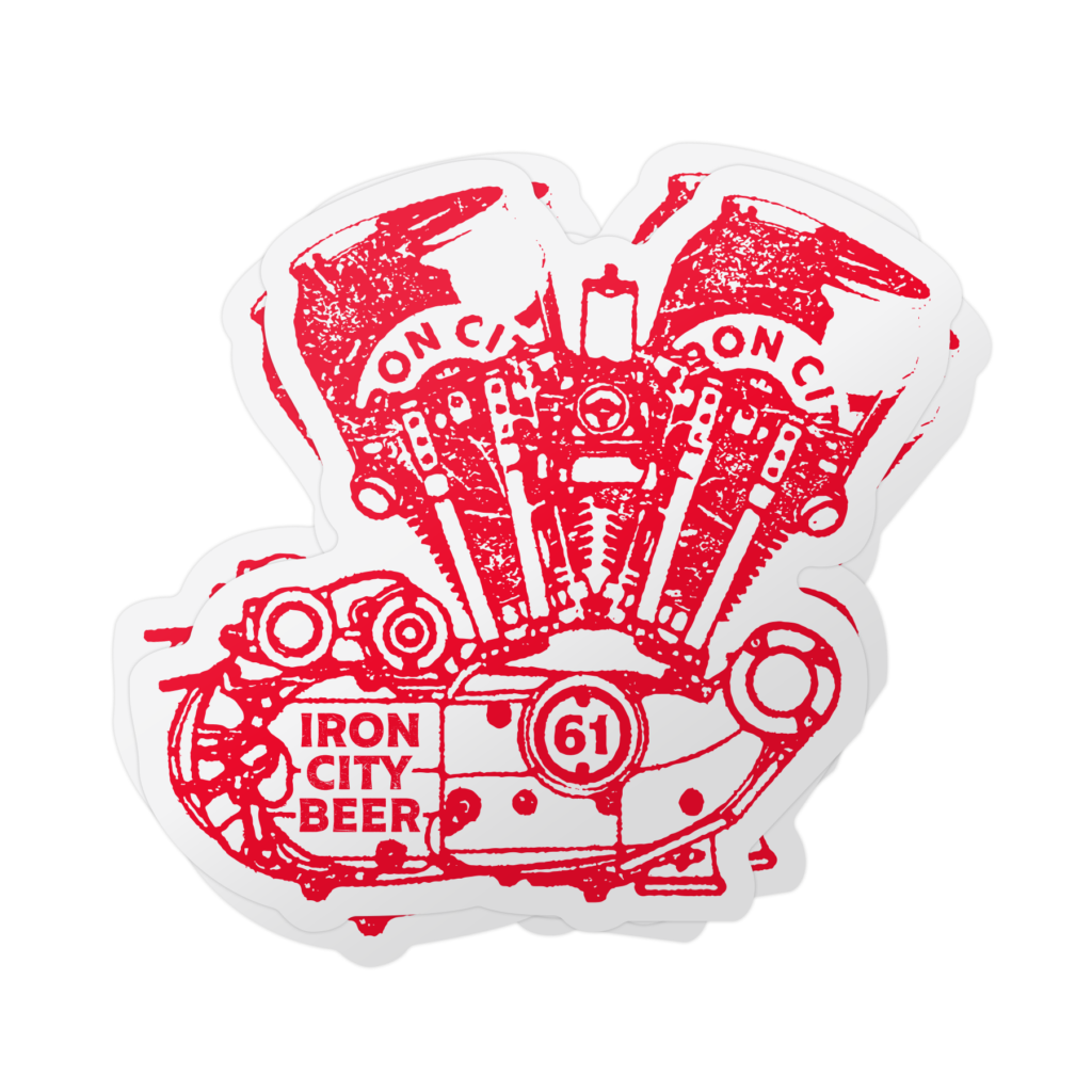 Iron City Beer Engine Sticker Pittsburgh Brewing Company